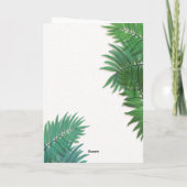 オリジナルテキストの誕生日猫と風船 カード (裏面)