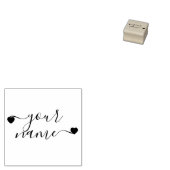 オリジナルテキストまたは名前の署名 ラバースタンプ (押印)