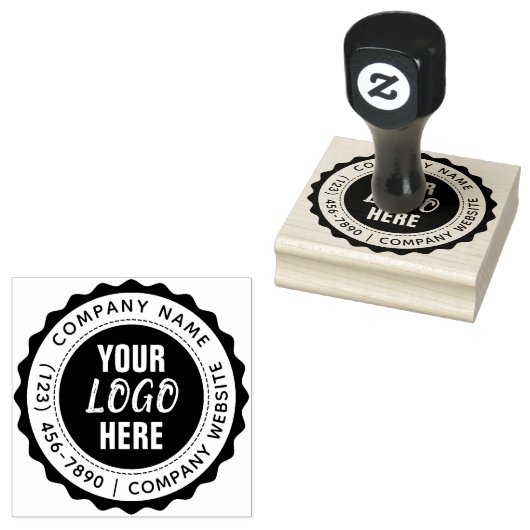 オリジナルテキストロゴ ゴム印 (押印)