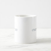 オリジナルテキスト入りギフト（男性・女性用） コーヒーマグカップ (中央)