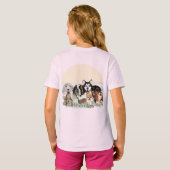 オリジナルテキスト ドッグパック クラブ Tシャツ (裏面フル)