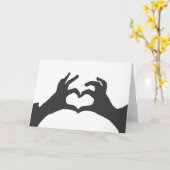 オリジナルテキスト ラブ ハートを追加 カード (黄色い花)