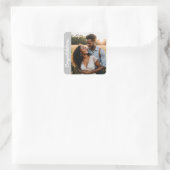 オリジナルテキスト&写真カスタムステッカー スクエアシール (バッグ)