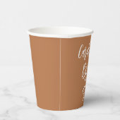 オリジナルテラコッタスクリプト ブライダルシャワー 紙コップ (右)