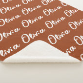 オリジナルテラコッタ シェルパ ブランケット - ブライズメイドへの特別な贈り物 (3/4)