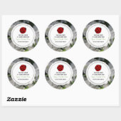 オリジナルテントウムシシール ラウンドシール (シート)