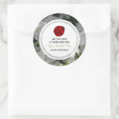 オリジナルテントウムシシール ラウンドシール (バッグ)