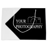 オリジナルテンプレート ビジネス カンパニー 作成 ラージペーパーバッグ (正面)