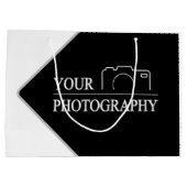 オリジナルテンプレート ビジネス カンパニー 作成 ラージペーパーバッグ (裏面)