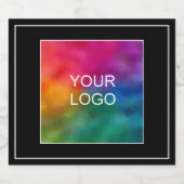 オリジナルテンプレート 黒をカスタマイズ ビールラベル (シングルラベル)