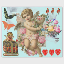 オリジナルデザイナーバレンタインデーラッピング紙 ラッピングペーパー