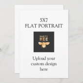 オリジナルデザインのアップロード 招待状 (正面/裏面)