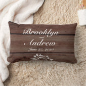 オリジナルデザインのウェディングピロー ランバークッション (ブランケット)