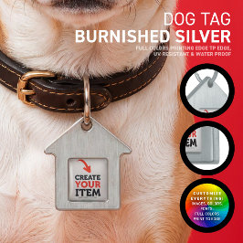 オリジナルデザインのオーダーメイド 愛犬グッズ作成サービス ペットネームタグ