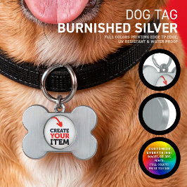 オリジナルデザインのオーダーメイド 愛犬グッズ作成サービス ペットネームタグ