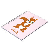 オリジナルデザインのクマノミ Pattern ノートブック (左側)