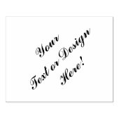 オリジナルデザインのゴムスタンプ - あなただけのデザインを ラバースタンプ (インプリント)