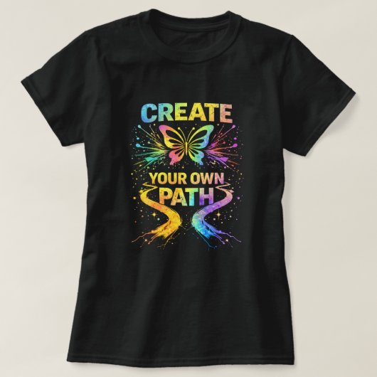 オリジナルデザインのバタフライシャツ 0047717 Tシャツ (デザイン正面)