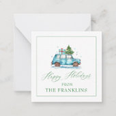 オリジナルデザインのホリデーギフトカード ノートカード (正面)