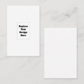 オリジナルデザインのホワイト 予約カード (正面/裏面)