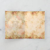 オリジナルデザインの写真カード - 白いプードル カード (内部)