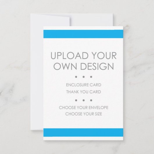 オリジナルデザインの印刷可能な返信カード、情報カード、お礼カード 出欠カード (正面)