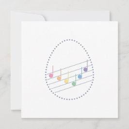 オリジナルデザインの春のメロディーグリーティングカード(フュージョン) カード