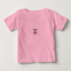 オリジナルデザインの白 ベビーTシャツ
