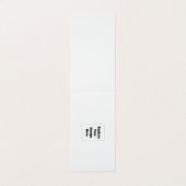 オリジナルデザインの白 名刺 (外部フラット)