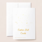 オリジナルデザインの箔押しカードを作成しよう 箔カード (裏面封筒付き)