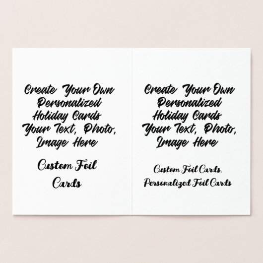 オリジナルデザインの箔押しカードを作成しよう 箔カード (内部)