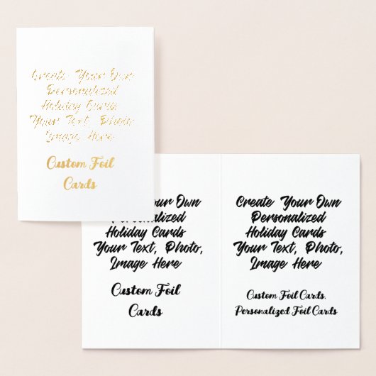 オリジナルデザインの箔押しカードを作成しよう 箔カード (ディスプレー)