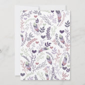 オリジナルデザインの結婚式「Save the Date」招待状 招待状 (裏面)