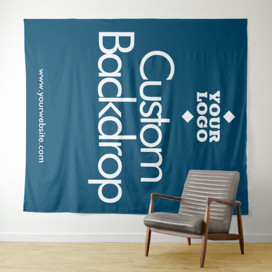 オリジナルデザインの背景 // ロゴをここに タペストリー (インサイチュ(横))