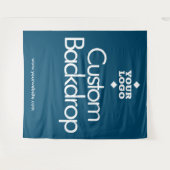 オリジナルデザインの背景 // ロゴをここに タペストリー (正面(横))