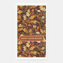 オリジナルデザインの葉っぱのゲストタオル