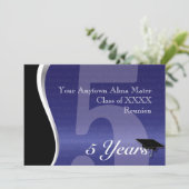 オリジナルデザインの5年ぶりの同窓会 招待状 (スタンド正面)