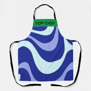 オリジナルデザインのTOP CHEFプリントエプロン 全面 エプロン