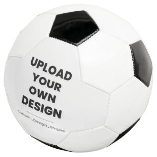 オリジナルデザインをアップロード カスタムテンプレート サッカーボール