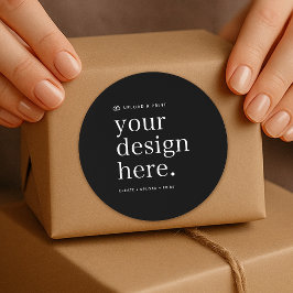 オリジナルデザインをアップロード 3"丸型ステッカー ラウンドシール