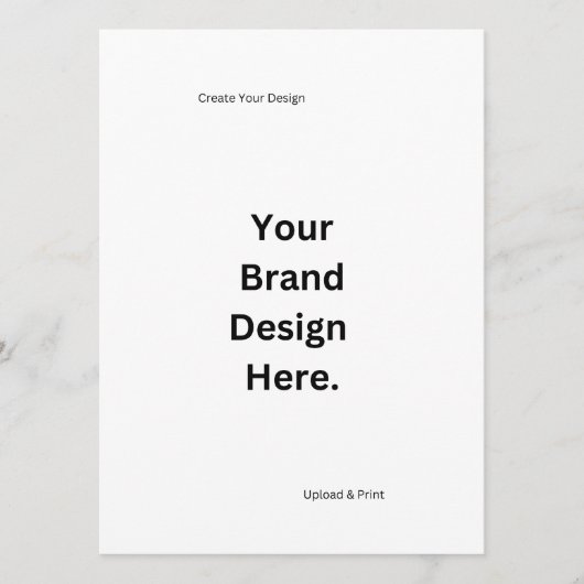 オリジナルデザインを作成してフラットメニューを印刷する メニュー (正面)