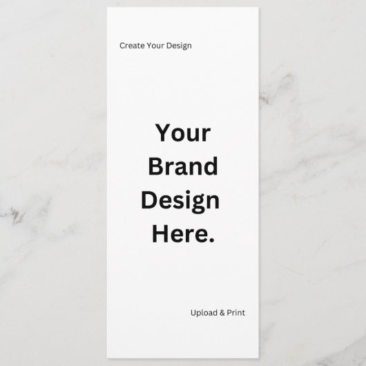 オリジナルデザインを作成してフラットメニューを印刷 メニュー (正面)