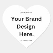 オリジナルデザインを作成して印刷しよう ハートシール (正面)