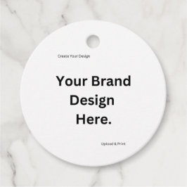 オリジナルデザインを作成して印刷するギフトタグ フェイバータグ