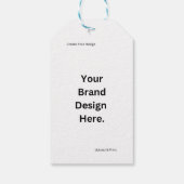 オリジナルデザインを作成して印刷する ギフトタグ (裏面)