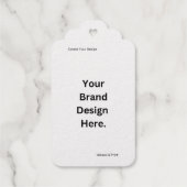 オリジナルデザインを作成して、ホイルギフトタグを印刷しよう ギフトタグ (裏面)