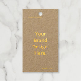 オリジナルデザインを作成して、ホイルギフトタグを印刷しよう ギフトタグ