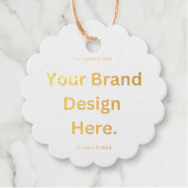 オリジナルデザインを作成して、ホイルフレーバータグを印刷 フェイバータグ