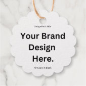 オリジナルデザインを作成して、ホイルフレーバータグを印刷 フェイバータグ (裏面)