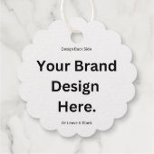 オリジナルデザインを作成して、ホイルフレーバータグを印刷 フェイバータグ (裏面)